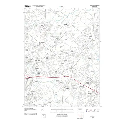 2010 Map of Hatboro, 2010 Print