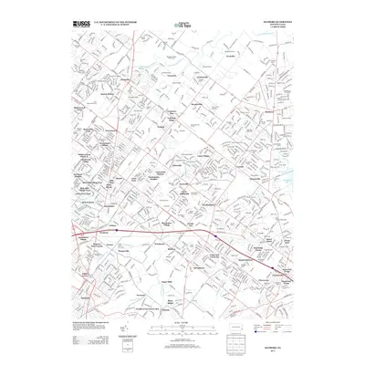 2013 Map of Hatboro, 2013 Print