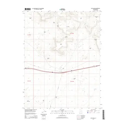 2014 Map of Hatch Mesa, 2014 Print