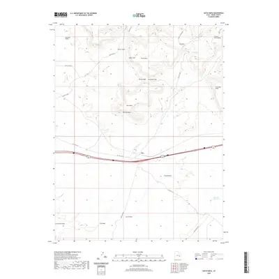 2020 Map of Hatch Mesa, 2020 Print