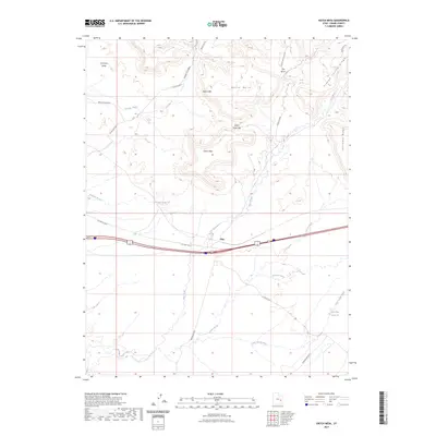 2023 Map of Hatch Mesa, 2023 Print