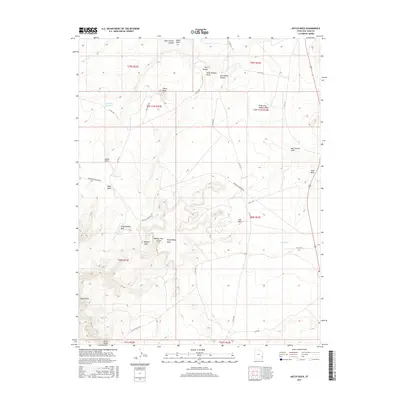 2017 Map of Hatch Rock, 2017 Print