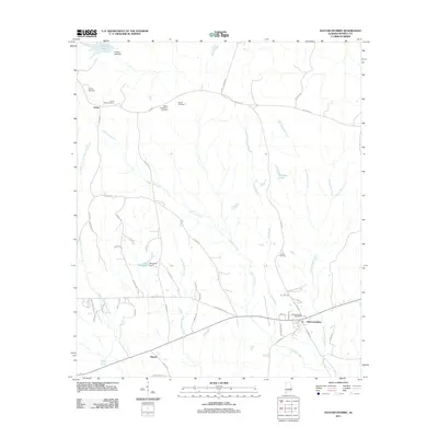 2011 Map of Hatchechubbee, 2011 Print