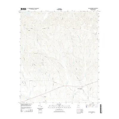 2014 Map of Hatchechubbee, 2014 Print