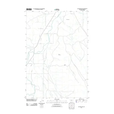 2011 Map of Hatcher Pass, 2011 Print