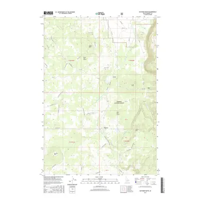 2017 Map of Hatchery Butte, 2017 Print