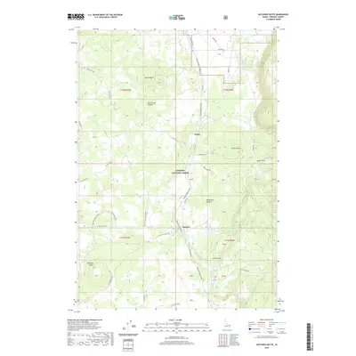2020 Map of Hatchery Butte, 2020 Print