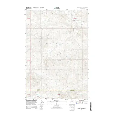 2013 Map of Hatchet Mountain, 2013 Print