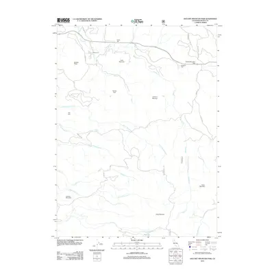 2012 Map of Hatchet Mountain Pass, 2012 Print