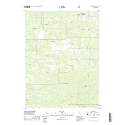 2018 Map of Hatchet Mountain Pass, 2018 Print