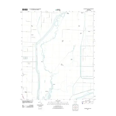 2011 Map of Hatchie Coon, 2011 Print