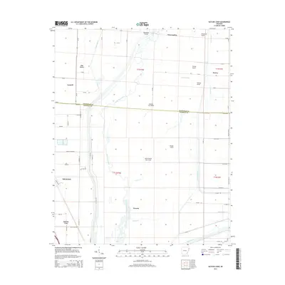 2014 Map of Hatchie Coon, 2014 Print