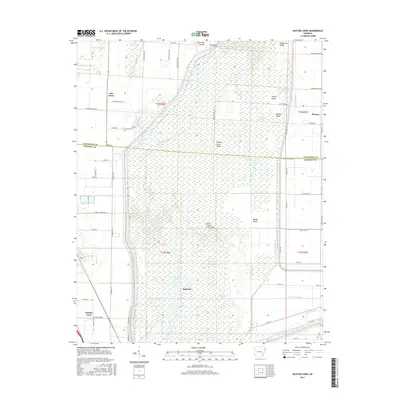 2017 Map of Hatchie Coon, 2017 Print