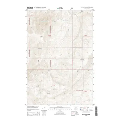 2014 Map of Hatfield Mountain, 2014 Print