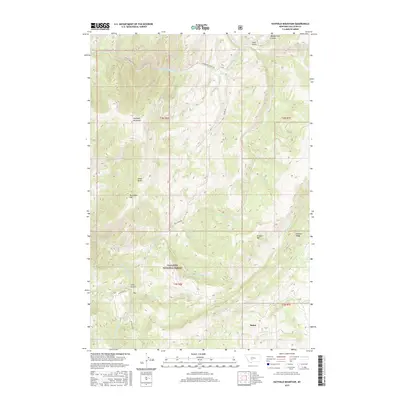 2017 Map of Hatfield Mountain, 2017 Print