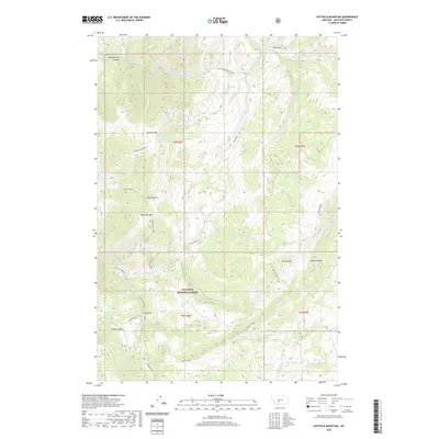 2020 Map of Hatfield Mountain, 2020 Print