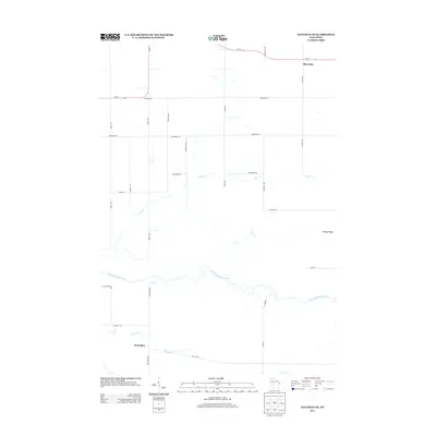 2013 Map of Hatfield NE, 2013 Print