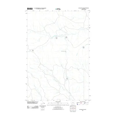 2011 Map of Hathaway NW, 2011 Print