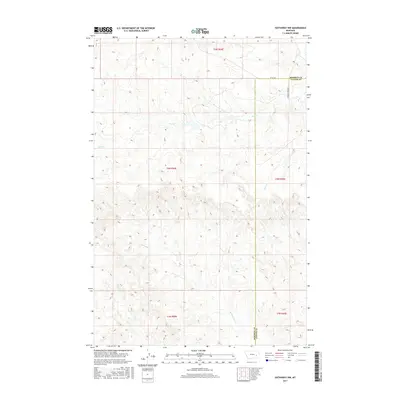2017 Map of Hathaway NW, 2017 Print