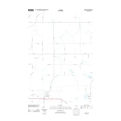 2013 Map of Hatley, 2013 Print