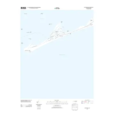 2013 Map of Hatteras, 2013 Print