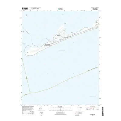 2016 Map of Hatteras, 2016 Print