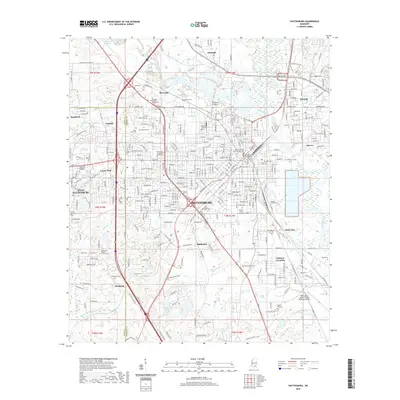 2020 Map of Hattiesburg, 2020 Print