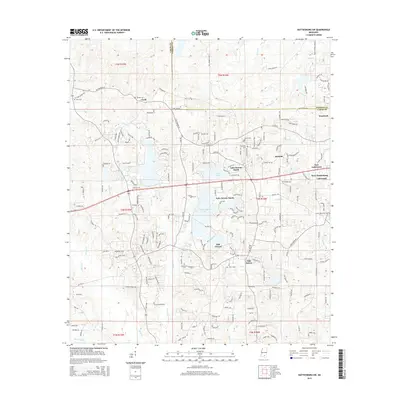 2015 Map of Hattiesburg SW, 2015 Print