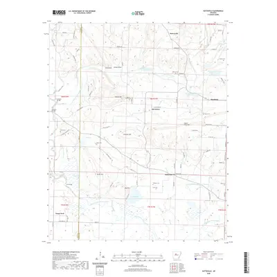 2020 Map of Hattieville, 2020 Print