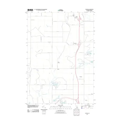 2011 Map of Hatton, 2011 Print