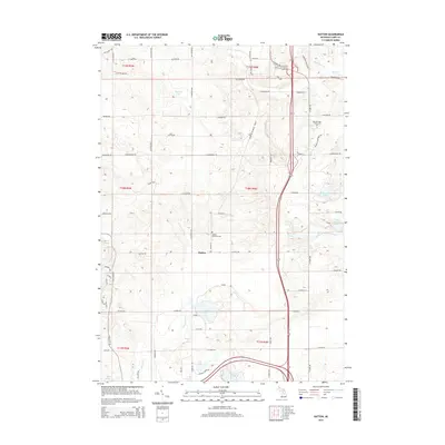 2014 Map of Hatton, 2014 Print