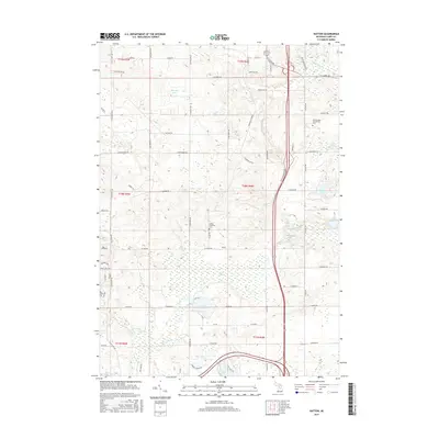 2017 Map of Hatton, 2017 Print