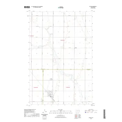 2020 Map of Hatton, 2020 Print