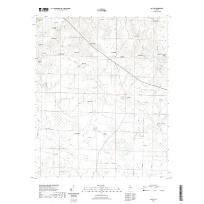 2020 Map of Hatton, 2020 Print