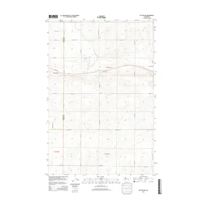 2014 Map of Hatton NW, 2014 Print