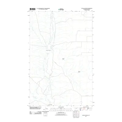 2011 Map of Hauck Coulee, 2011 Print