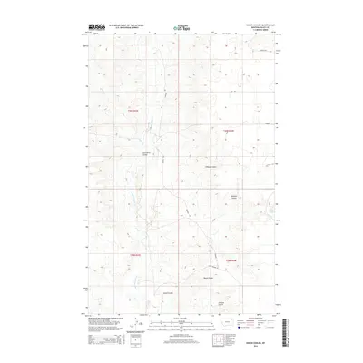 2014 Map of Hauck Coulee, 2014 Print