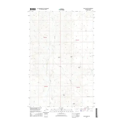 2017 Map of Hauck Coulee, 2017 Print
