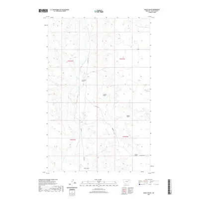 2020 Map of Hauck Coulee, 2020 Print