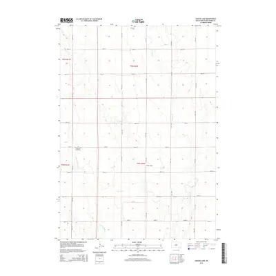 2015 Map of Haucks Lake, 2015 Print