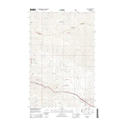2014 Map of Haugan, 2014 Print