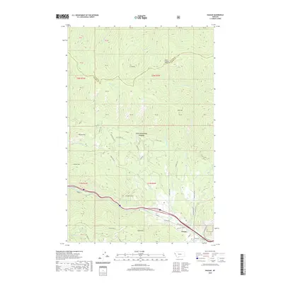 2020 Map of Haugan, 2020 Print