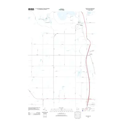 2013 Map of Haugen, 2013 Print