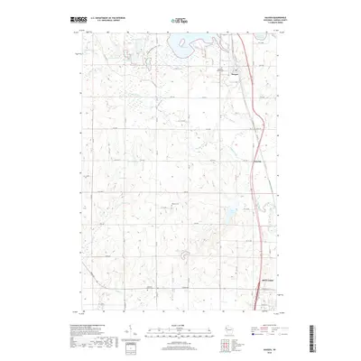 2018 Map of Haugen, 2018 Print