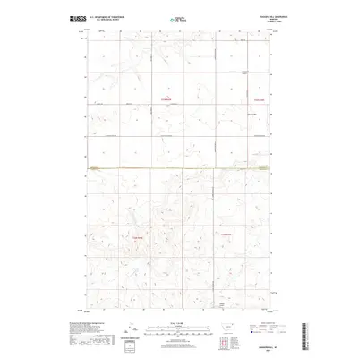 2020 Map of Haugens Hill, 2020 Print