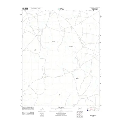 2011 Map of Hauke Mesa, 2011 Print