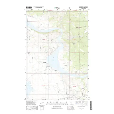 2017 Map of Hauser Lake, 2017 Print