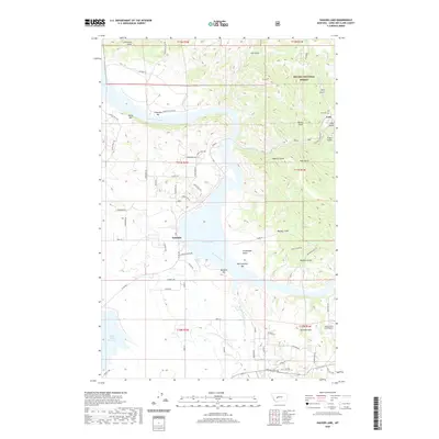 2020 Map of Hauser Lake, 2020 Print