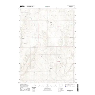 2015 Map of Haushar Ranch, 2015 Print