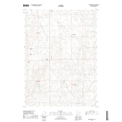 2017 Map of Haushar Ranch, 2017 Print